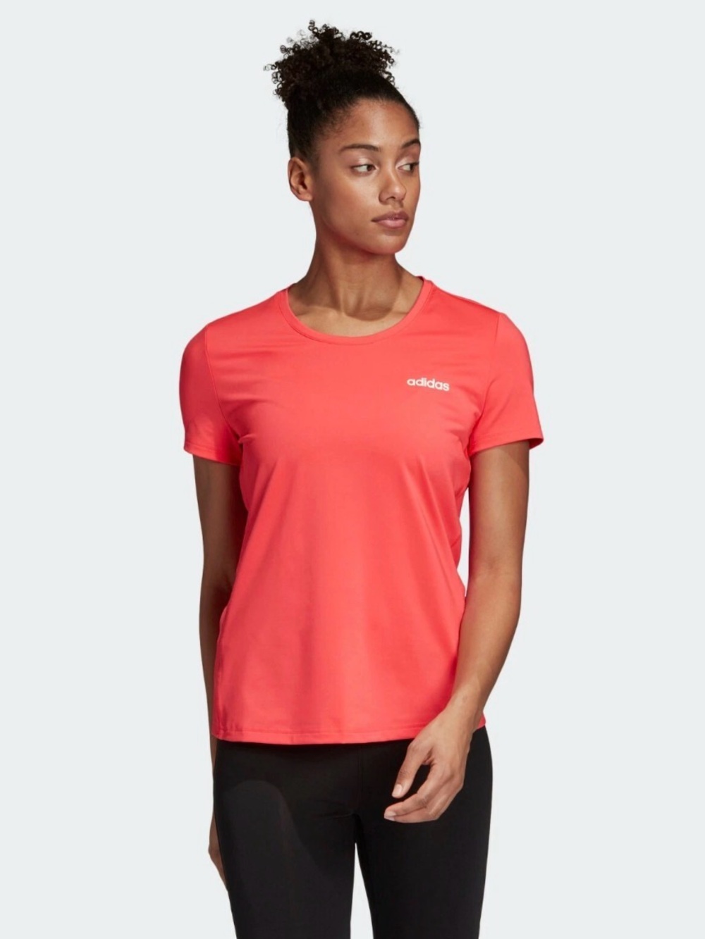 Adidas Women's Design 2 Move D2M Solid Running Training Shirt